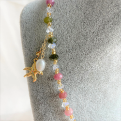 Multi-Color Crystal Necklace