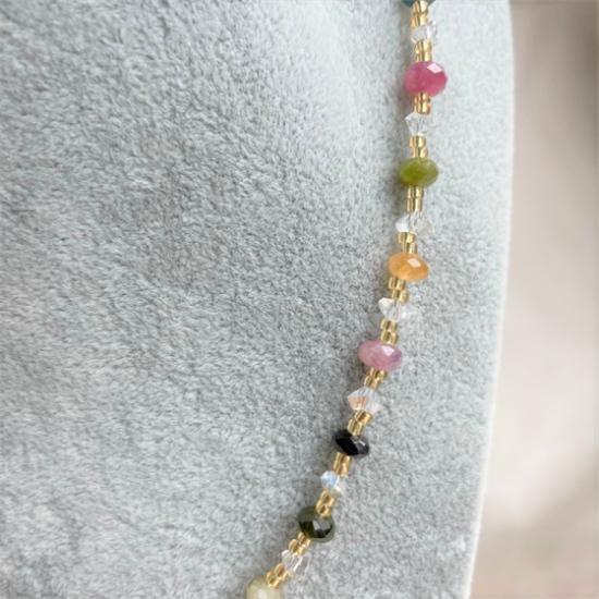 Multi-Color Crystal Necklace