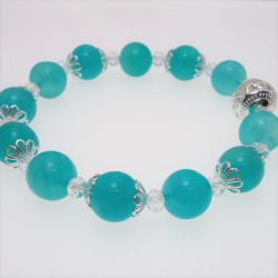 Blue Stone Crystal Bracelet