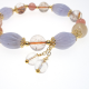 Blue Agate Crystal Bracelet