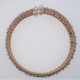 Rose Tourmaline Openging Crystal Bracelet