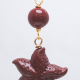 Cinnabar Starfish Crystal Ear Hook