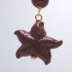 Cinnabar Starfish Crystal Ear Hook