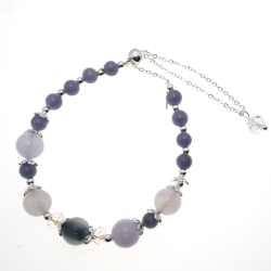 Tanzanite Blue Crystal Bracelet